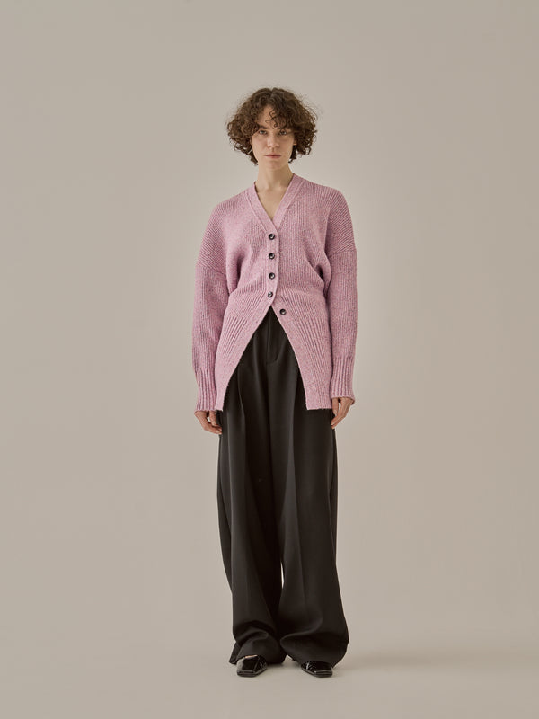Greer melange knit cardigan PK