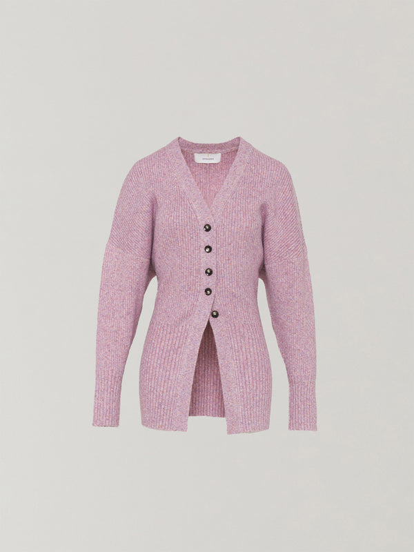 Greer melange knit cardigan PK