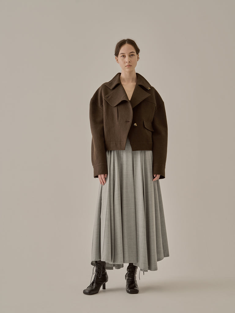 Eini random pleats skirt GY