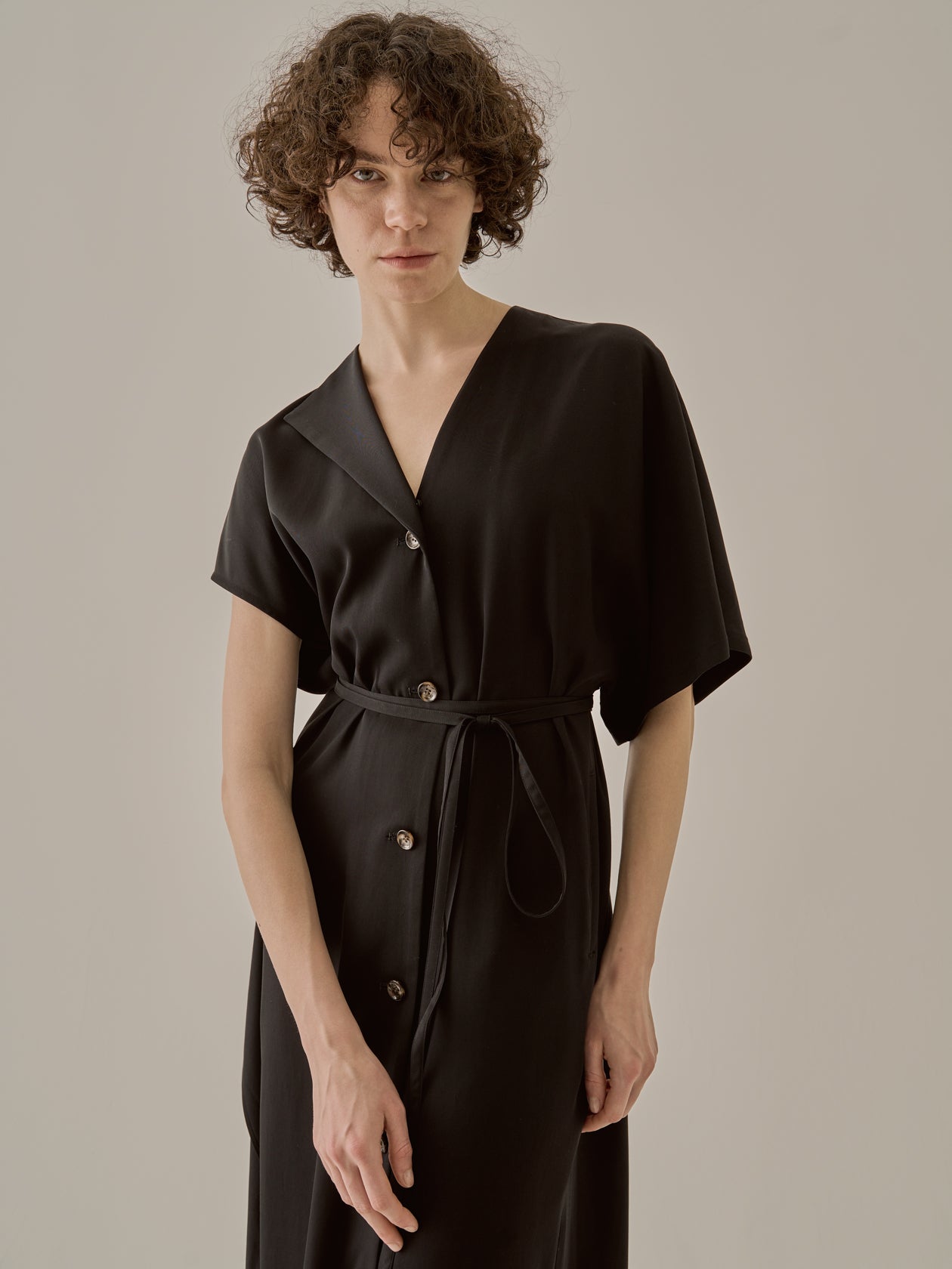 Ana asymmetry dress BK