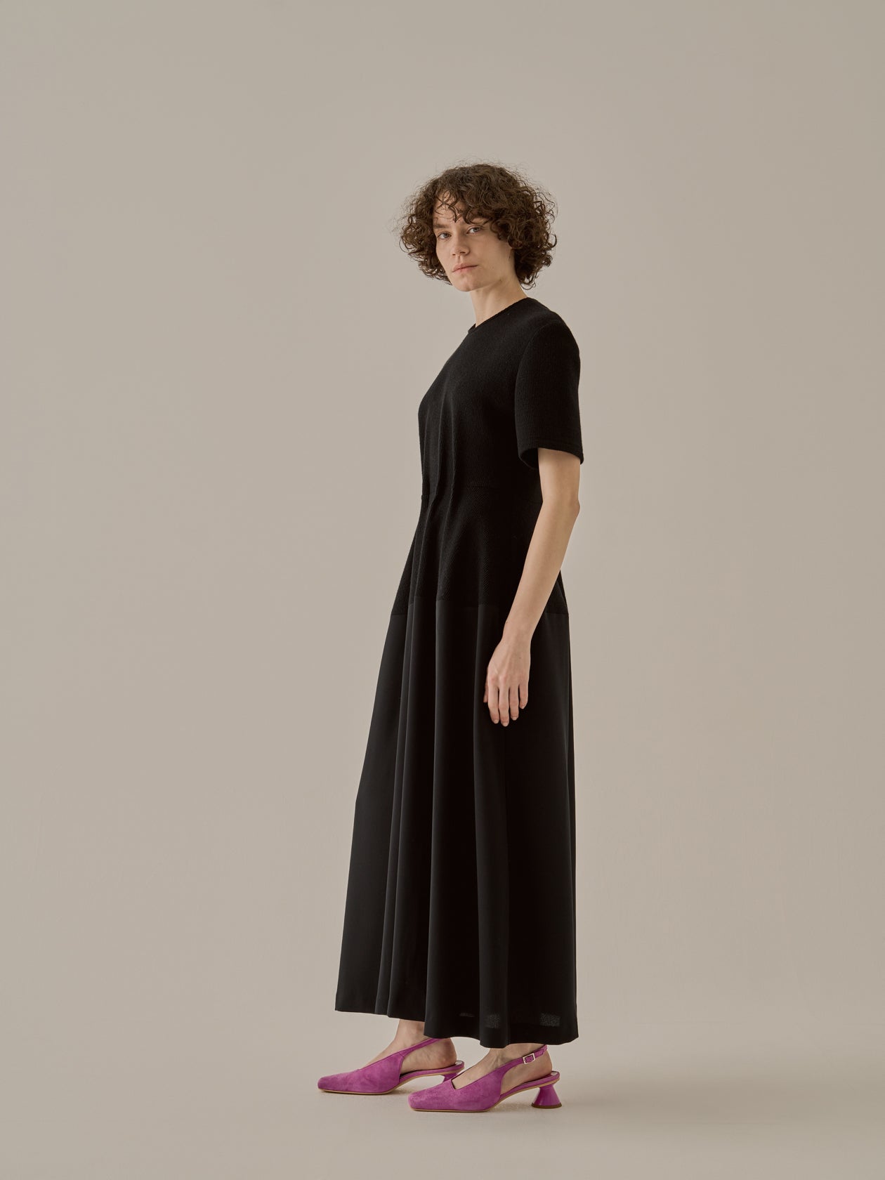 Jodie combi tex jersey dress BK