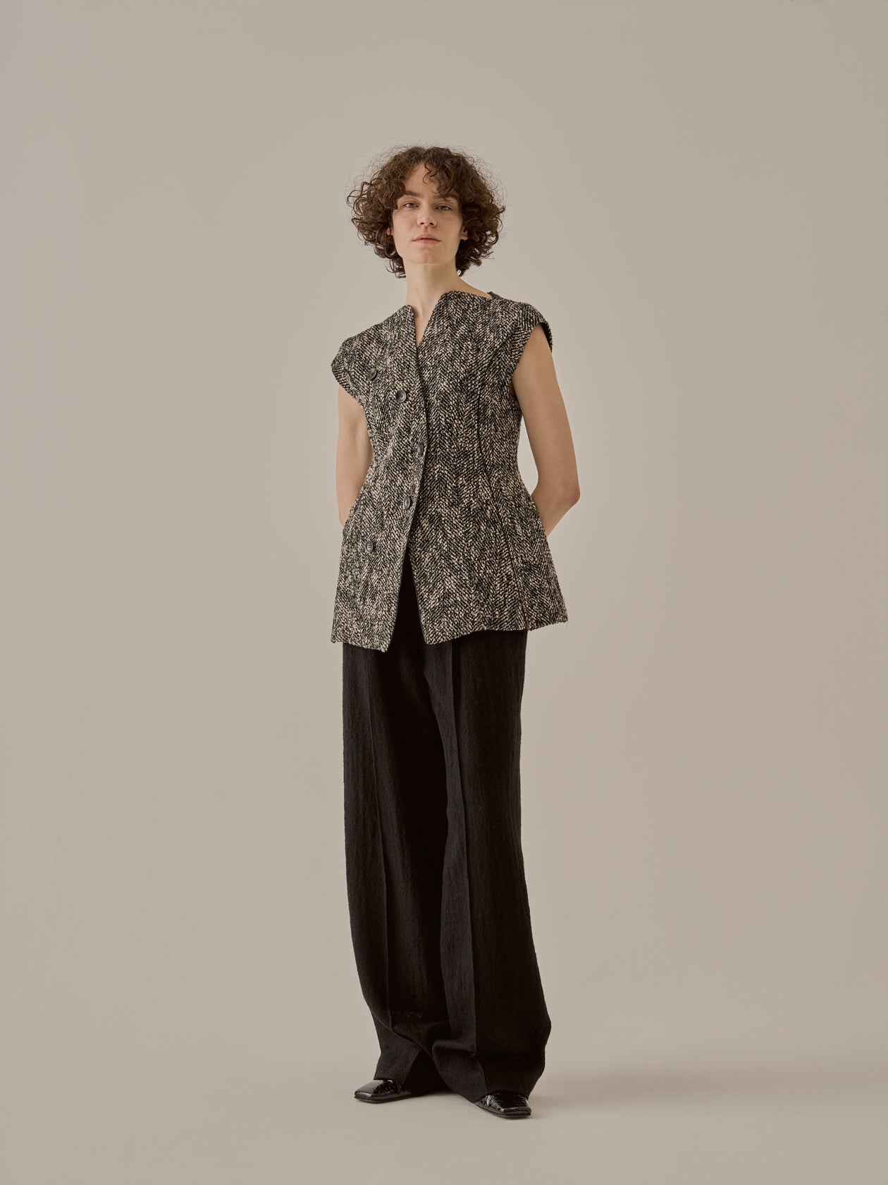 Sesilia tweed jacket BKWH