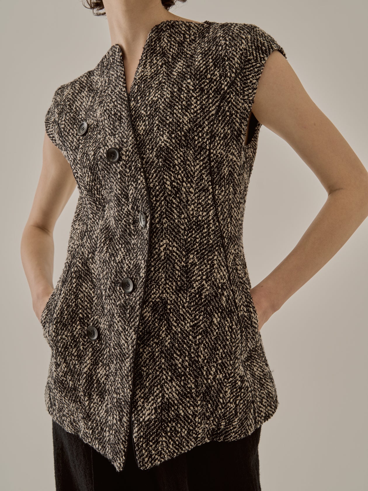 Sesilia tweed jacket BKWH