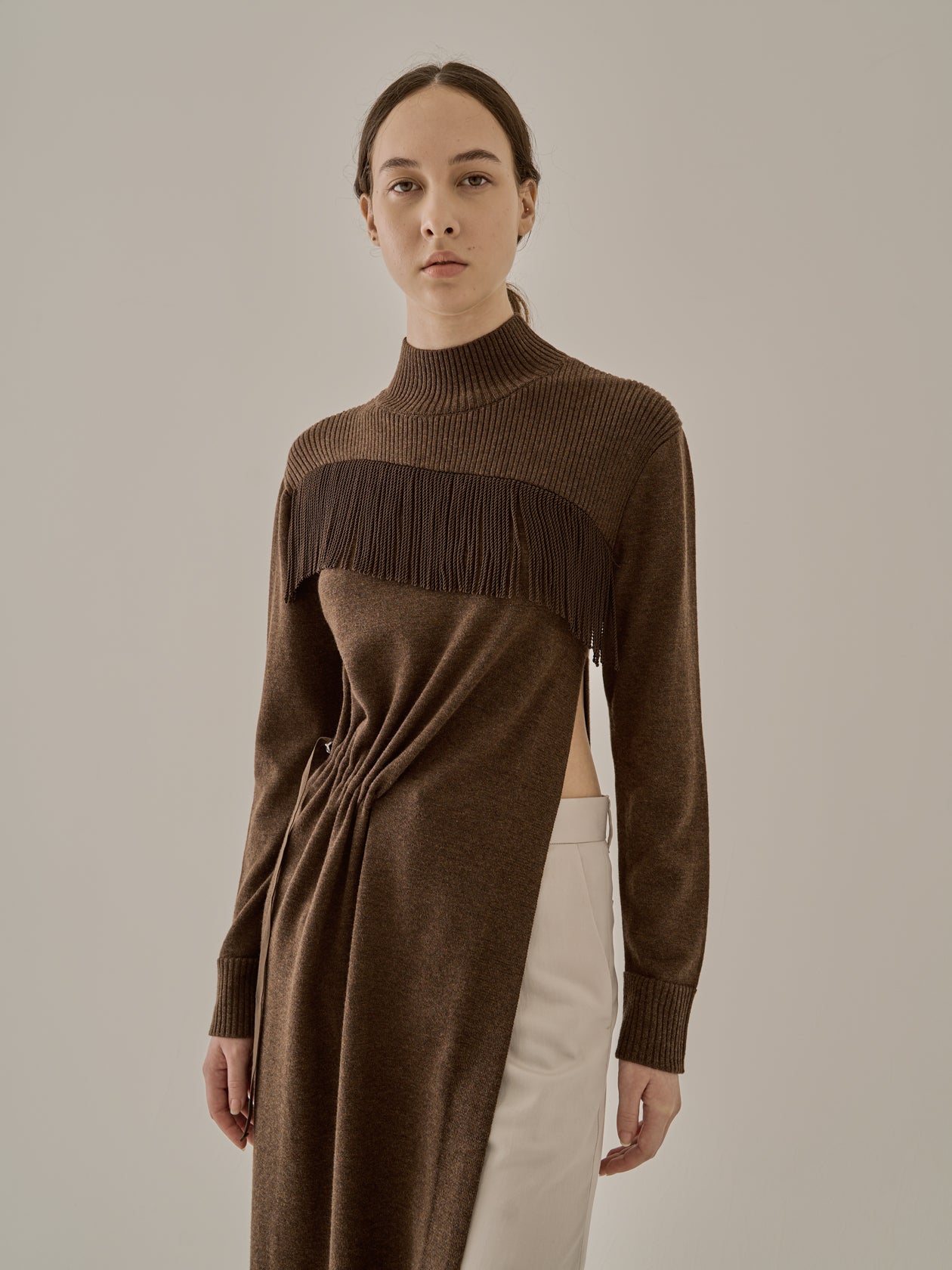 Ingela long knit pullover BR