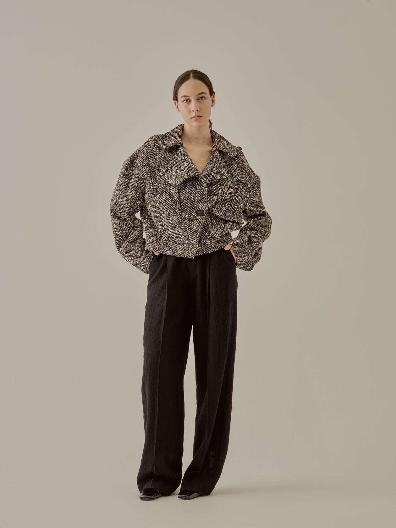 Rosanna tweed blouson BK