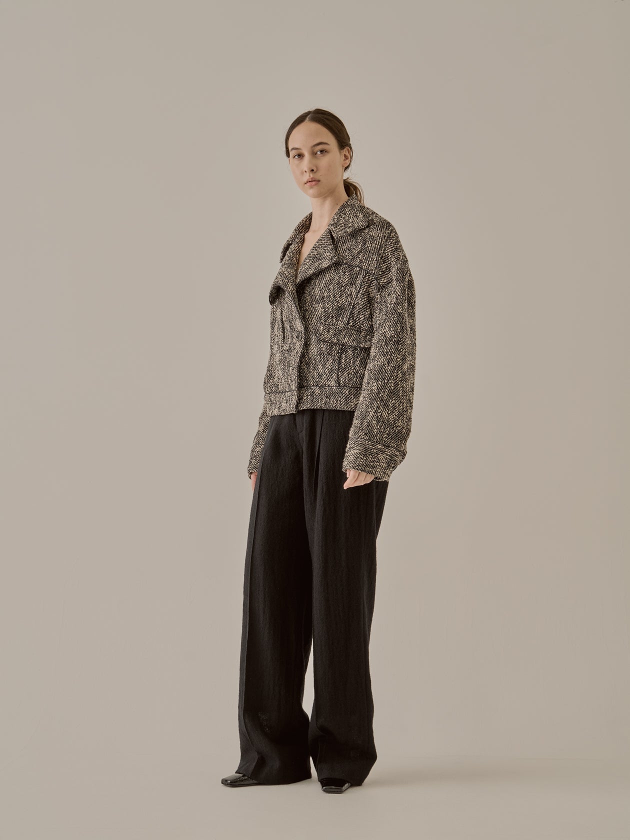 Rosanna tweed blouson BK