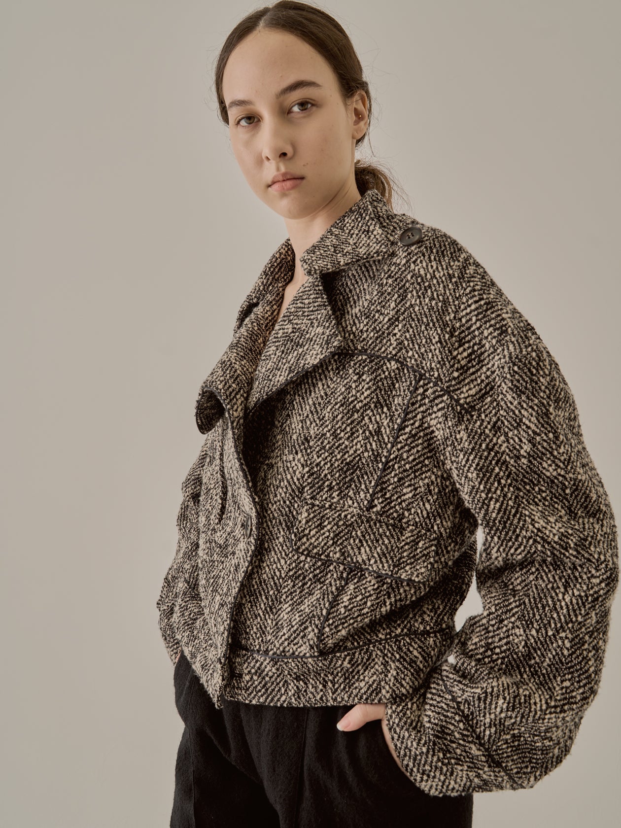 Rosanna tweed blouson BK