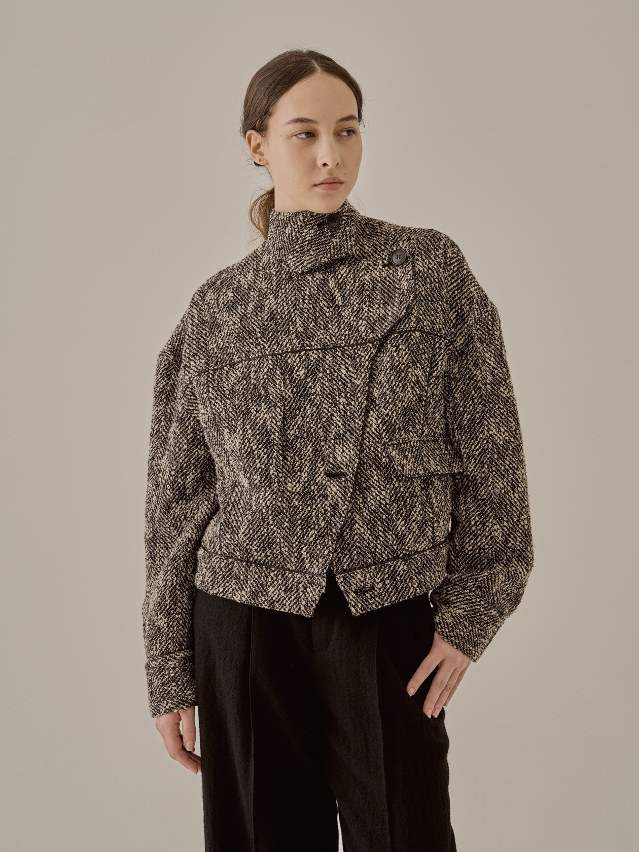 Rosanna tweed blouson BK