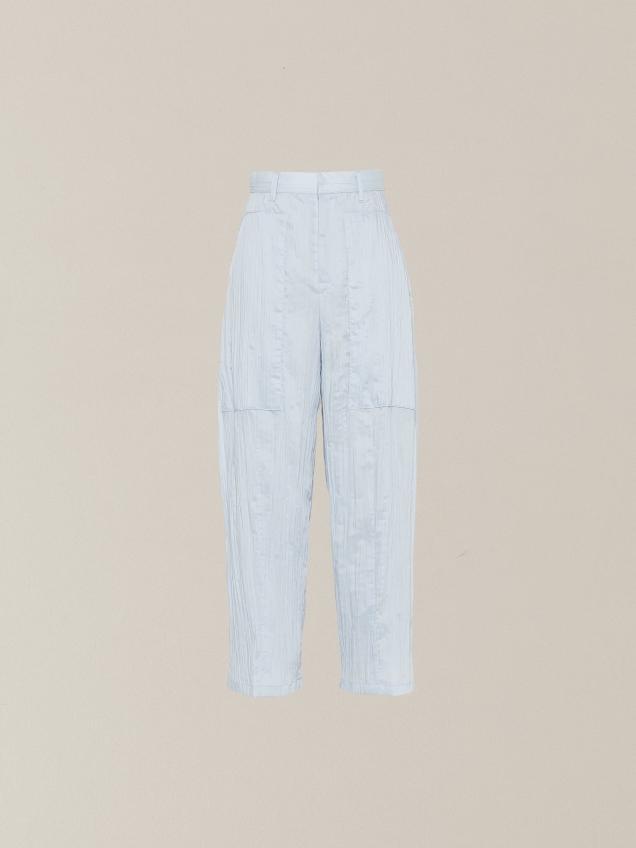 Sivi wrinkle barrel pants BL