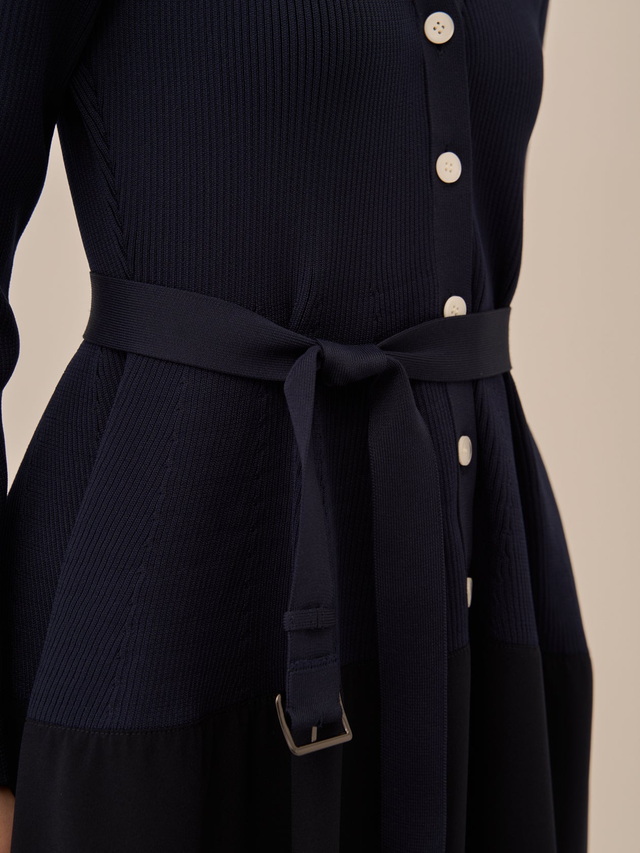 Jessica combi tex knit dress NV