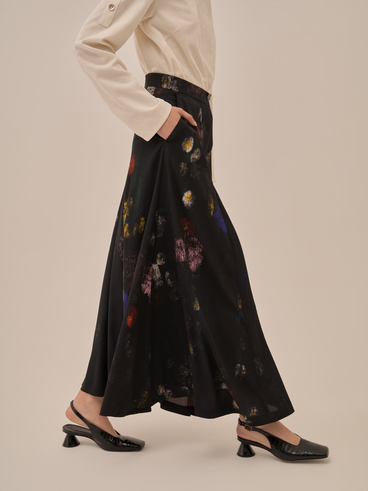 Sabi flare skirt BK