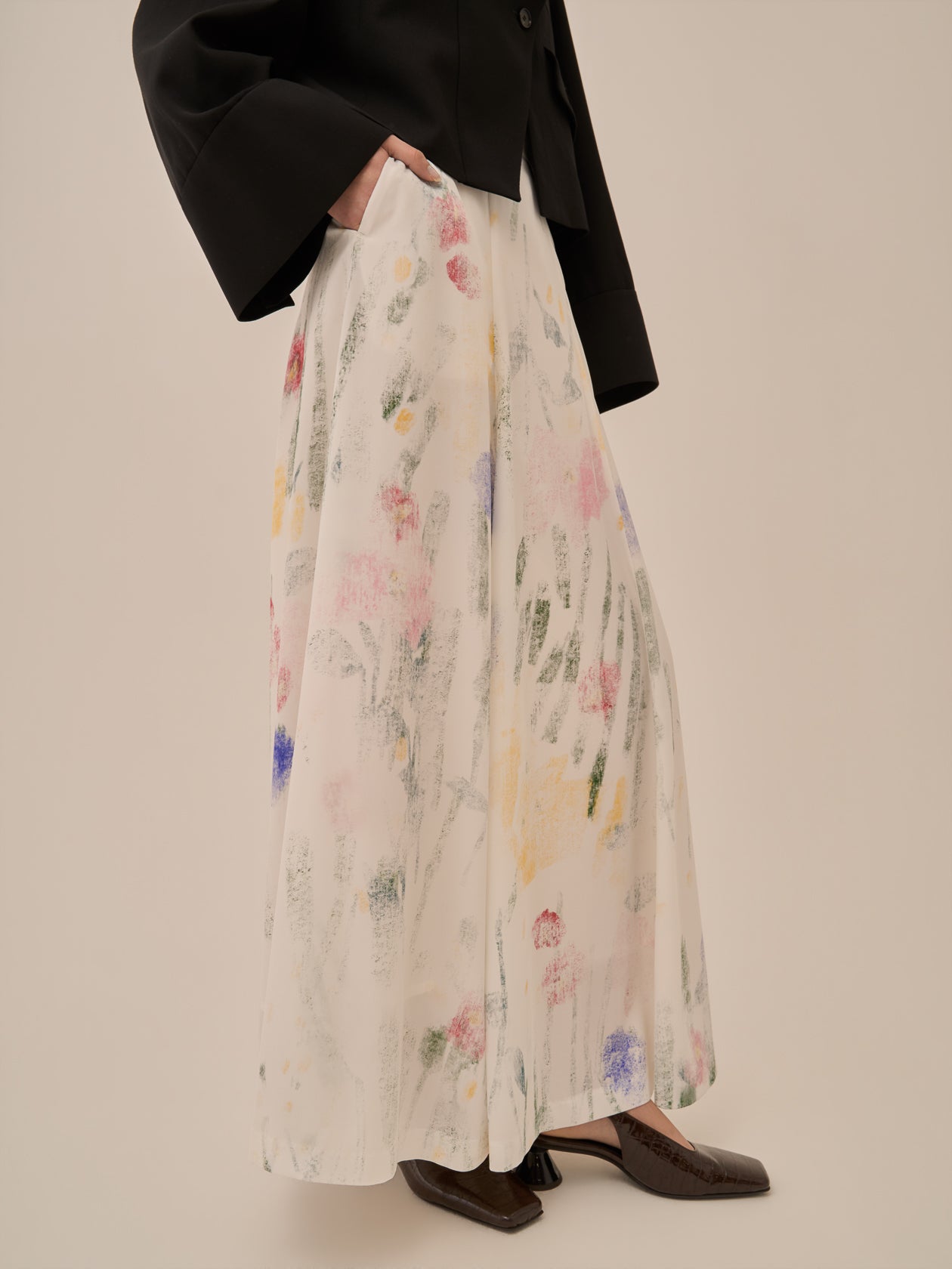 Sabi flare skirt WH