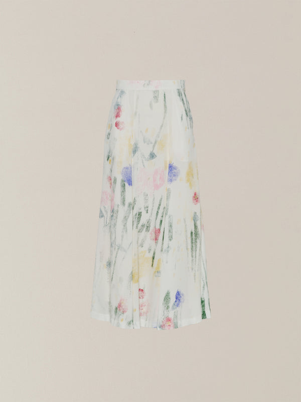 Sabi flare skirt WH