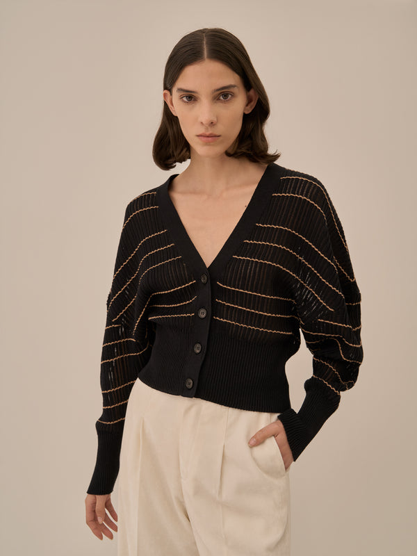 Laetitia knit cardigan BRBK