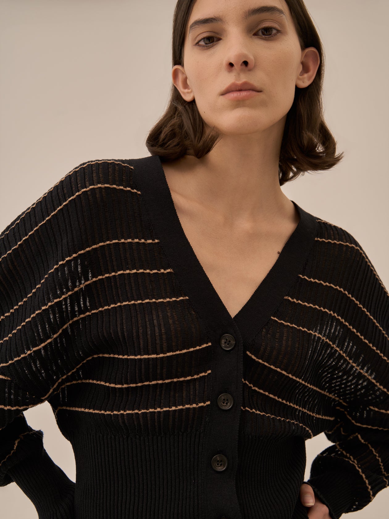 Laetitia knit cardigan BRBK