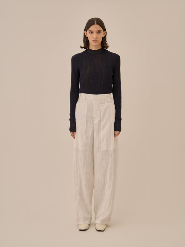 Basilia sequins knit pullover NV
