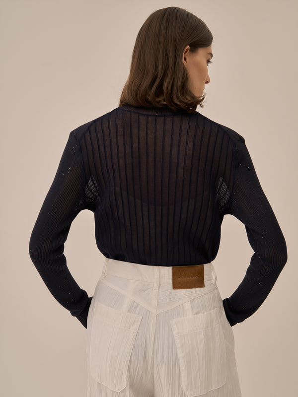Basilia sequins knit pullover NV