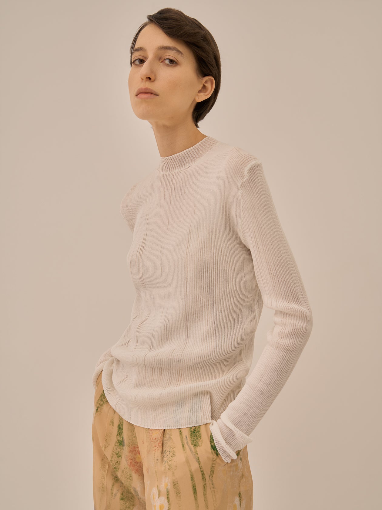 Basilia sequins knit pullover WH