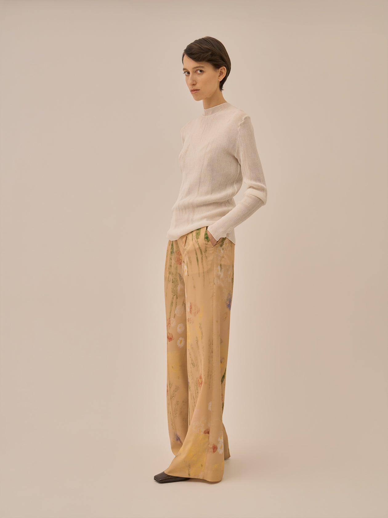 Basilia sequins knit pullover WH