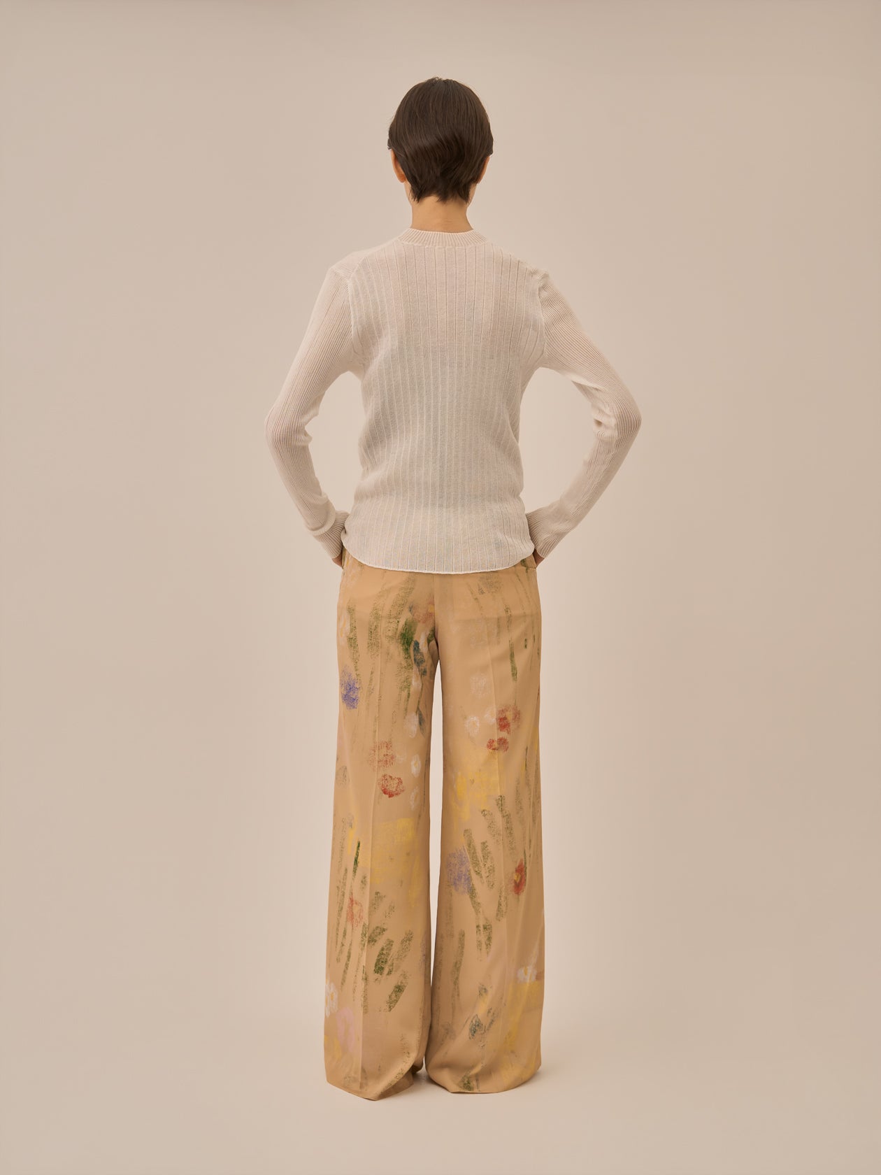 Basilia sequins knit pullover WH