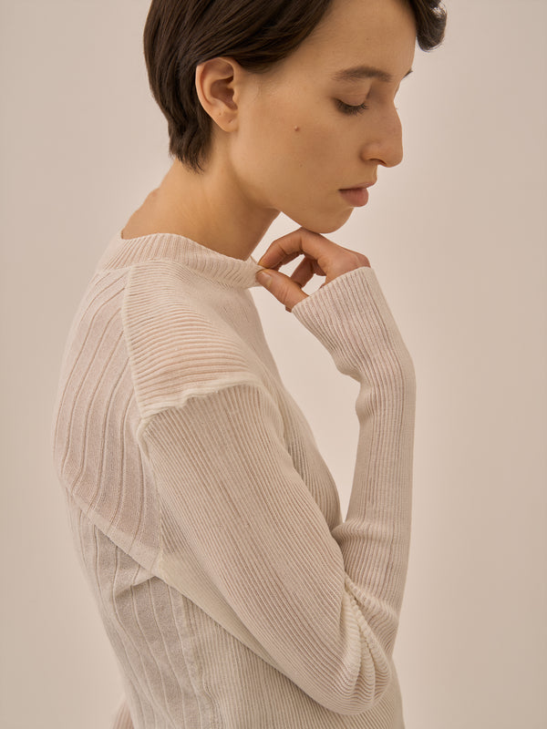 Basilia sequins knit pullover WH