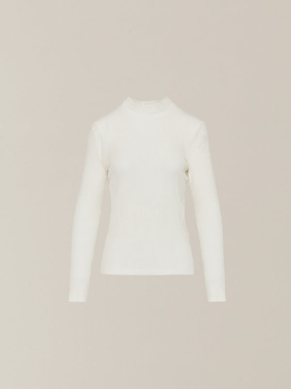 Basilia sequins knit pullover WH