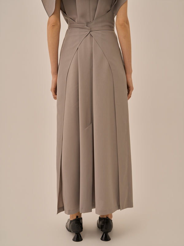 Selina back cape dress BE