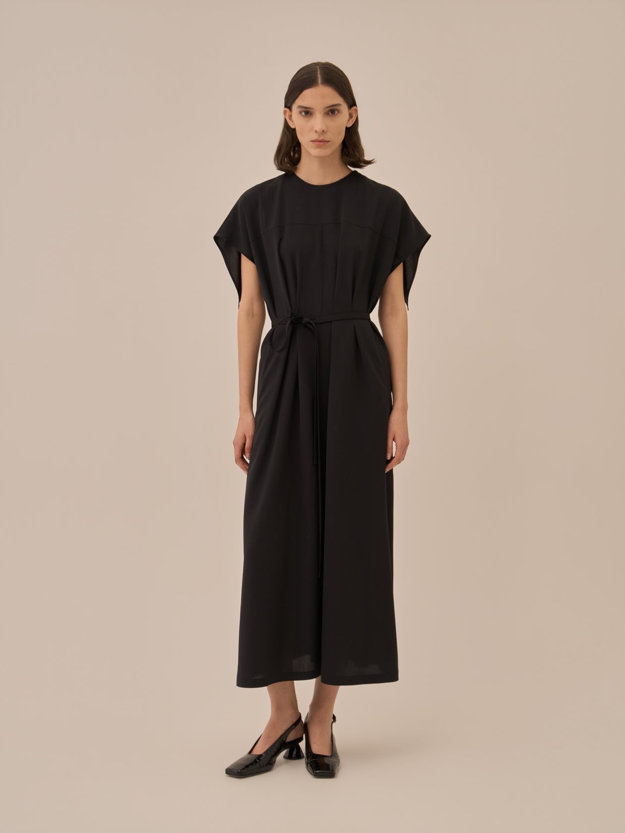 Selina back cape dress BK