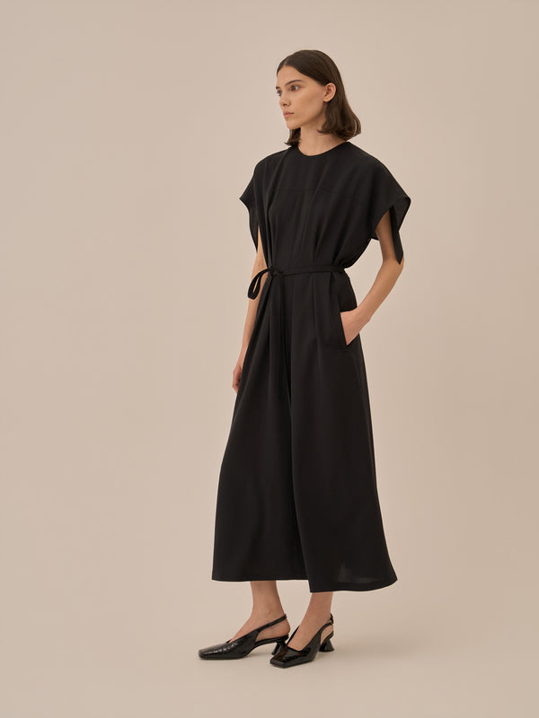 Selina back cape dress BK