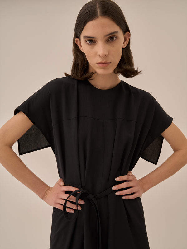 Selina back cape dress BK