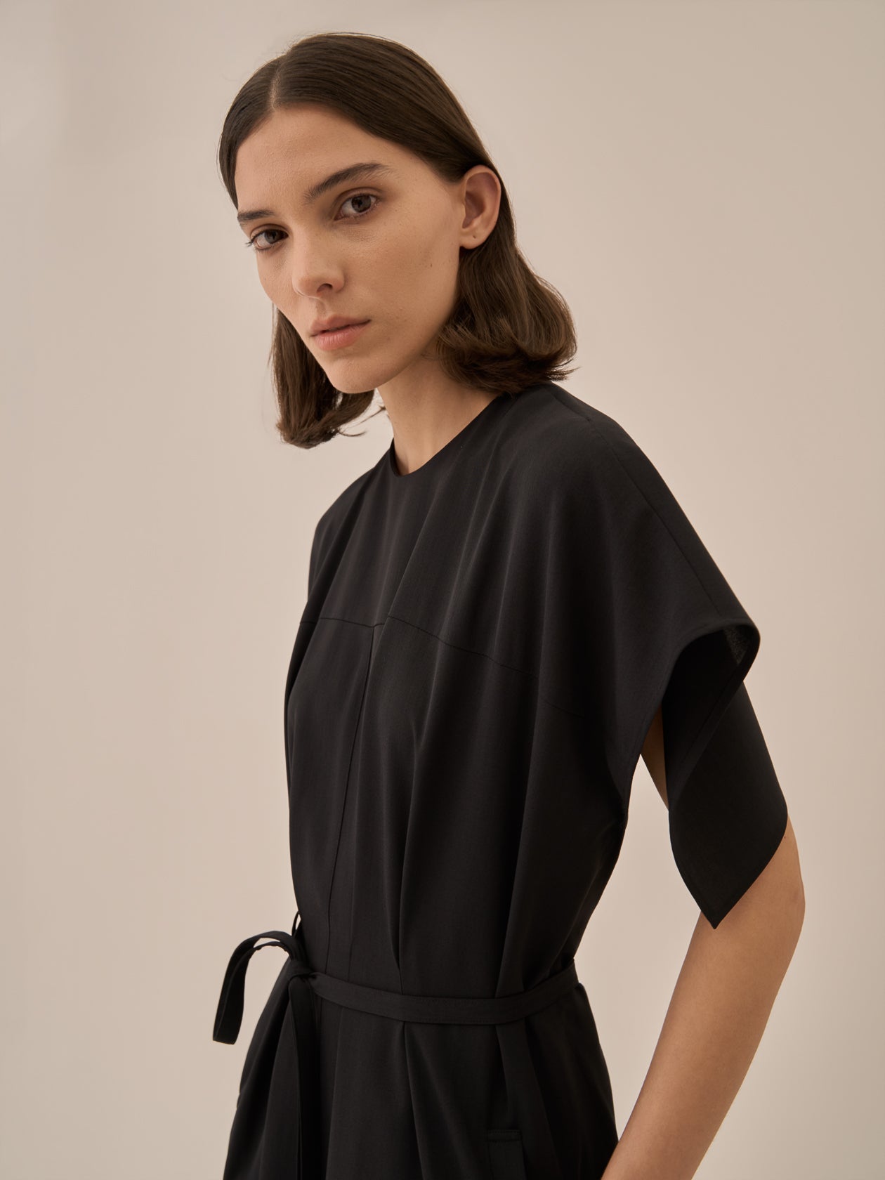 Selina back cape dress BK
