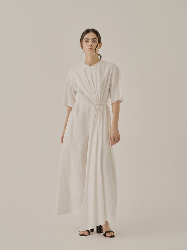 Emelie gathered panel dress OW