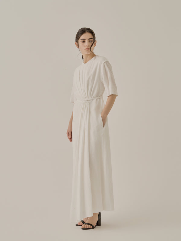 Emelie gathered panel dress OW