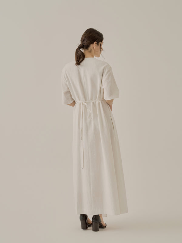 Emelie gathered panel dress OW