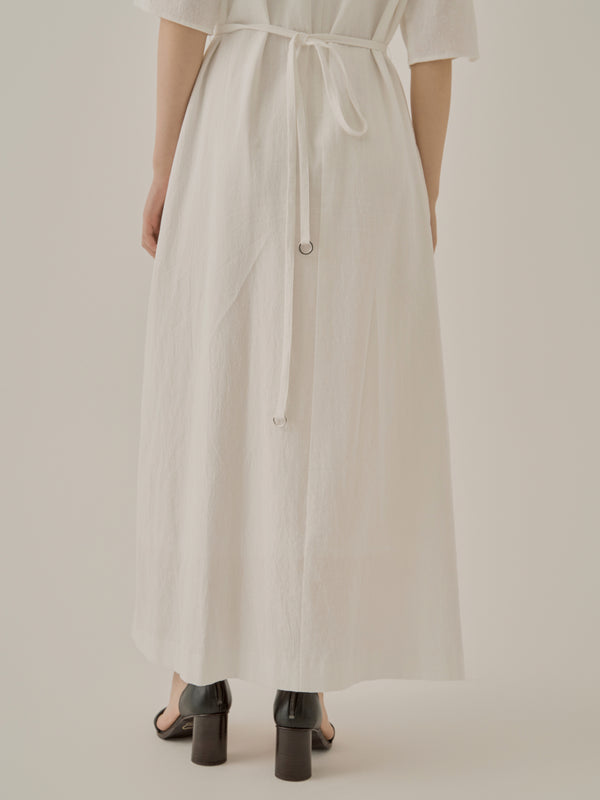 Emelie gathered panel dress OW