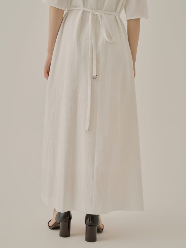 Emelie gathered panel dress OW