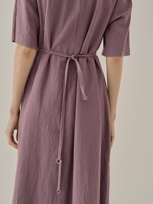 Emelie gathered panel dress PU