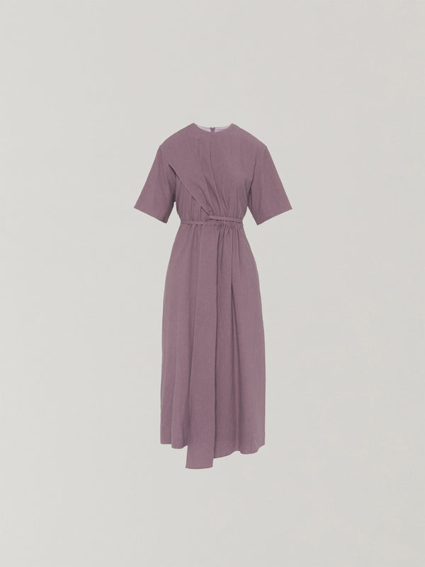 Emelie gathered panel dress PU