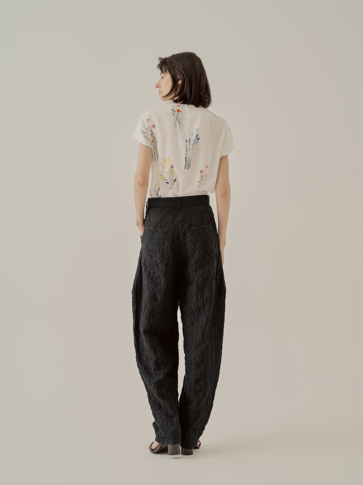 Saskia panel pants BK