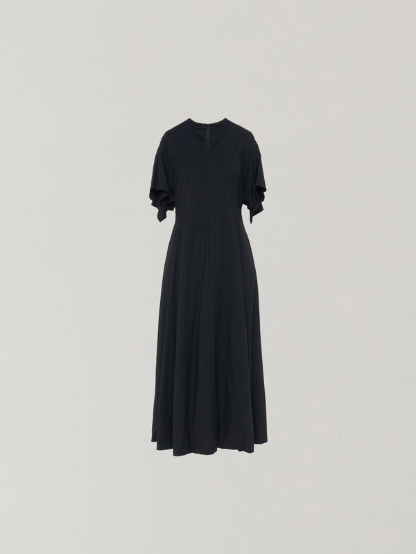 Tamara drape sleeve dress BK