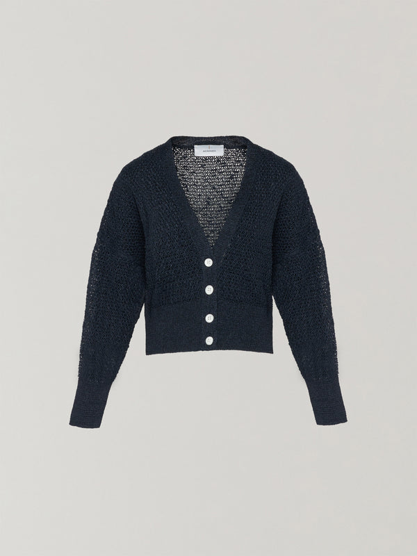 Candela cropped knit cardigan NV