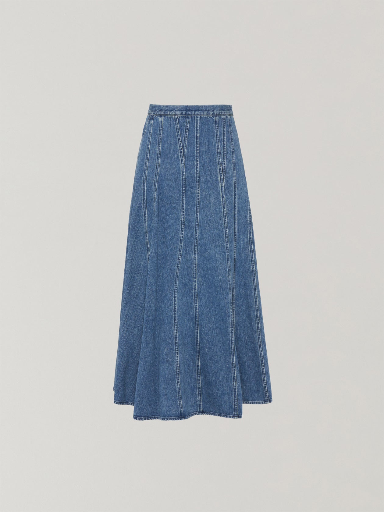 Rufina denim flare skirt BL