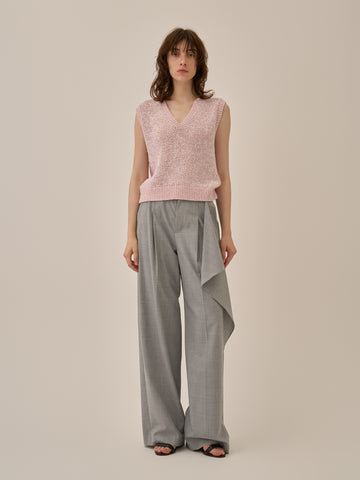 Ellen drape panel pants GY
