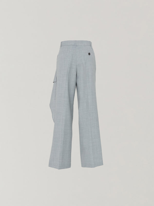 Ellen drape panel pants GY