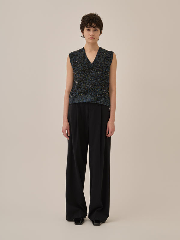 Lila Sequinned knit pullover BK