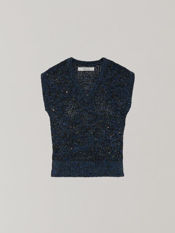 Lila Sequinned knit pullover BK