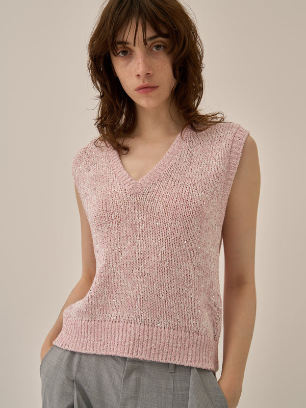Lila Sequinned knit pullover PK