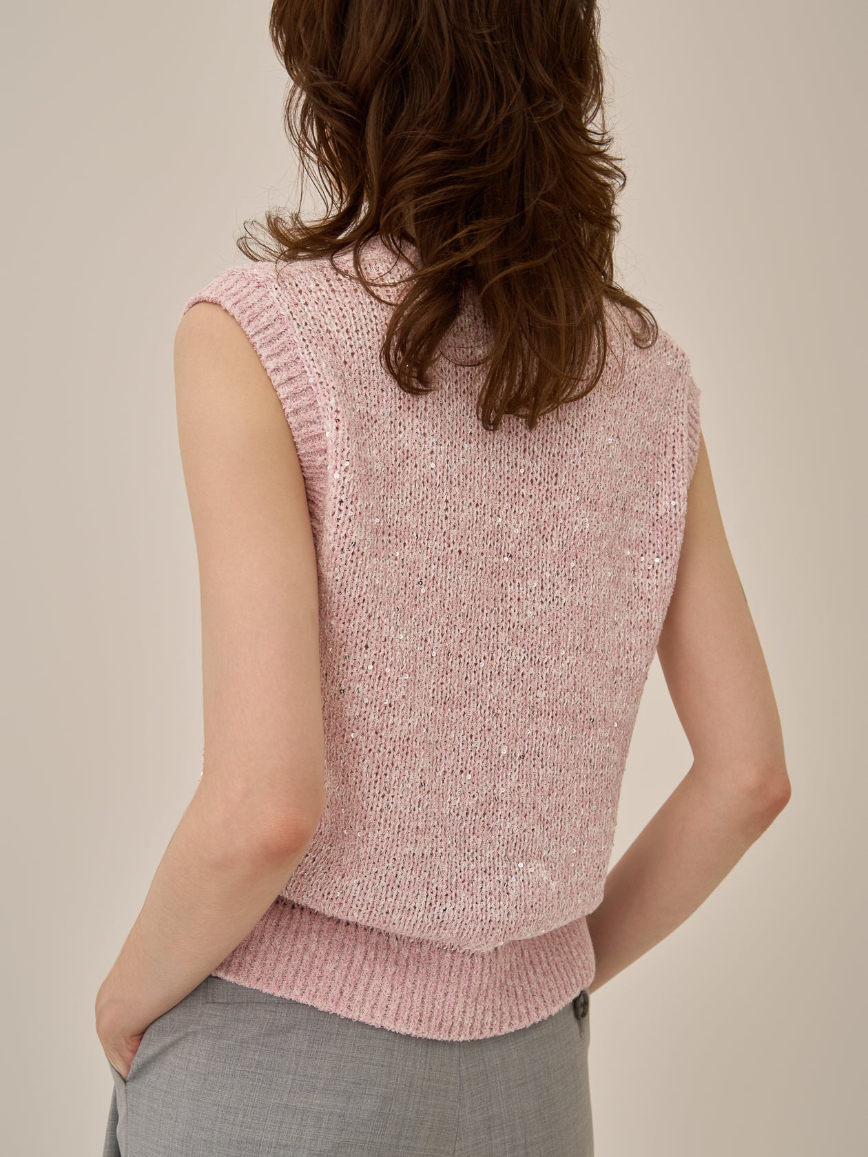 Lila Sequinned knit pullover PK