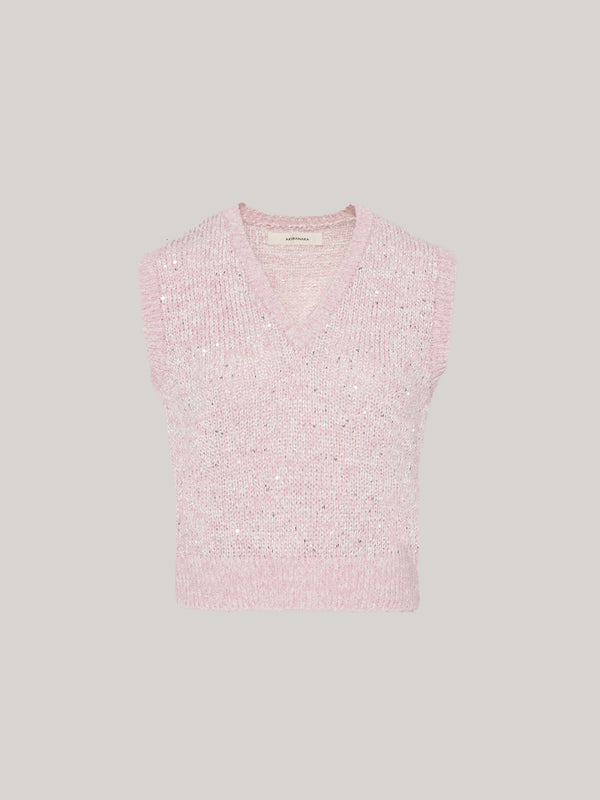 Lila Sequinned knit pullover PK