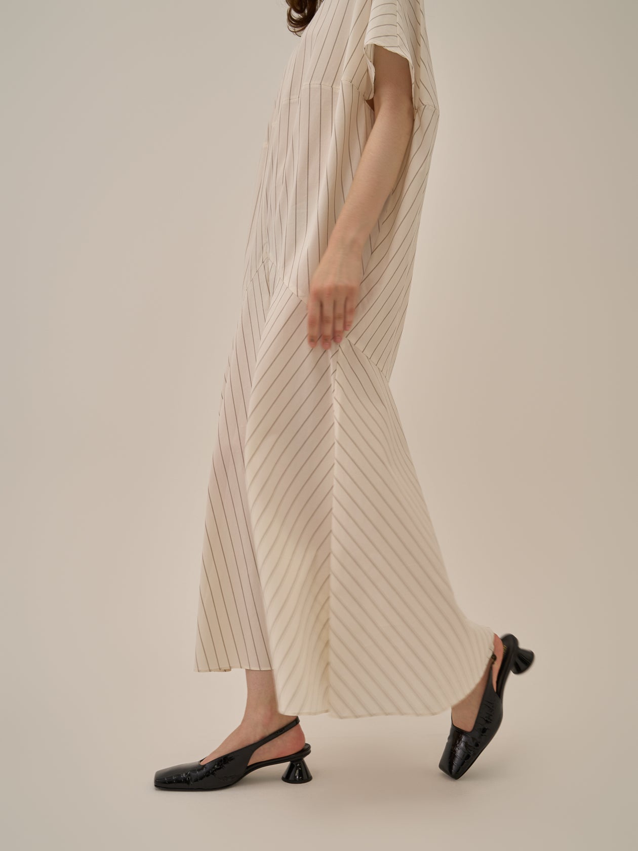 Aura stripe dress WH